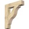 Ekena Millwork Funston Block Rough Sawn Bracket, Douglas Fir, 6"W x 32"D x 36"H BKT06X32X36FST05RDF - alternate 1